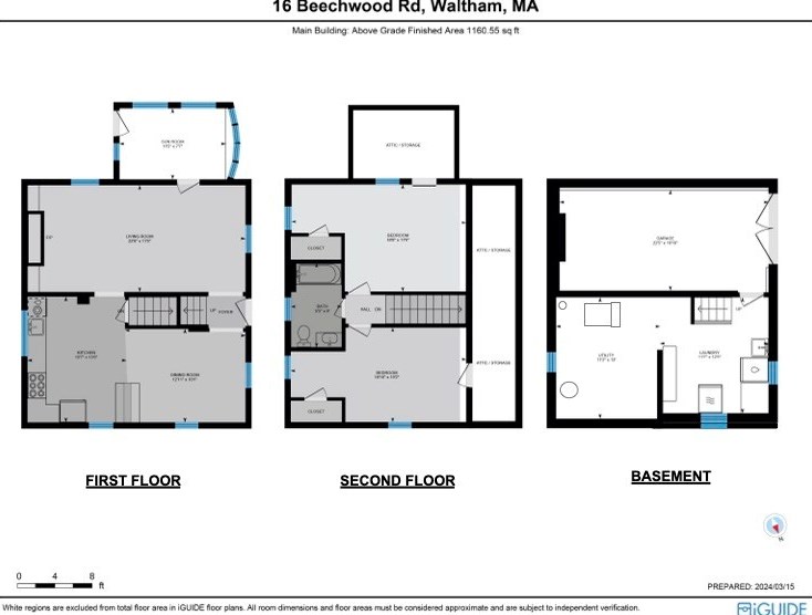 16 Beechwood Rd, Waltham MA  02453-6527 exterior