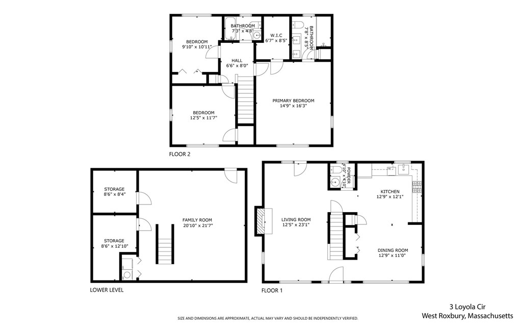 3 Loyola Cir, Boston MA  02132 exterior