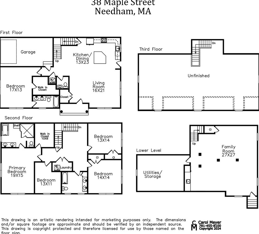 38 Maple St, Needham MA 02492-2342 exterior