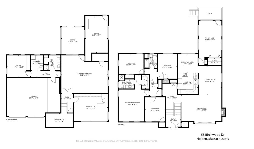 58 Birchwood Dr, Holden MA 01520-1939 exterior