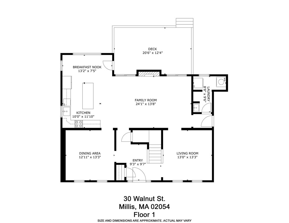 30 Walnut St, Millis MA  02054-1048 exterior