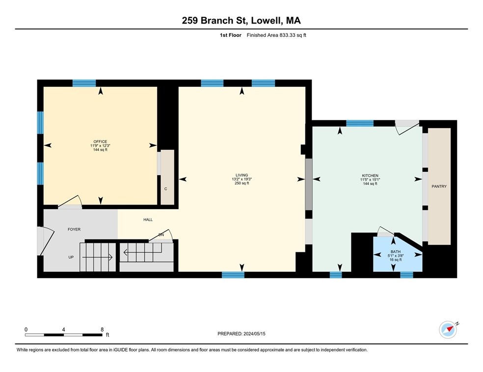 259 Branch St, Lowell MA 01851-1833 exterior