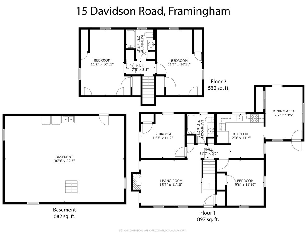 15 Davidson Rd, Framingham MA  01701-3229 exterior