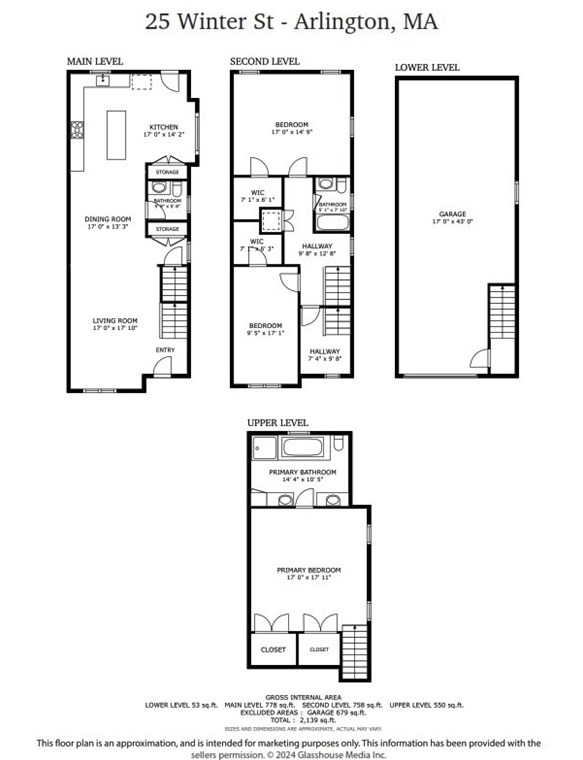 25 Winter St, Arlington MA  02474-6919 exterior