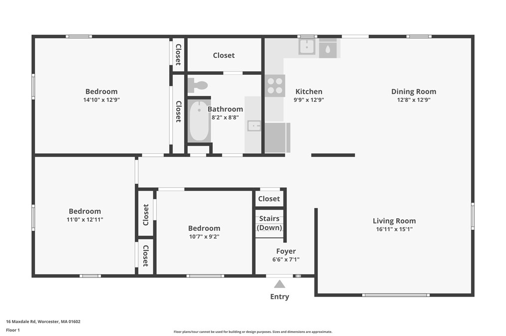 16 Maxdale Rd, Worcester MA 01602-1719 exterior