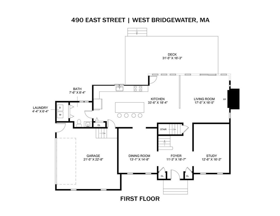 490 St, West Bridgewater MA 02379-1832 exterior