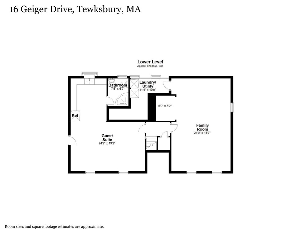 16 Geiger Dr, Tewksbury MA 01876-2307 exterior