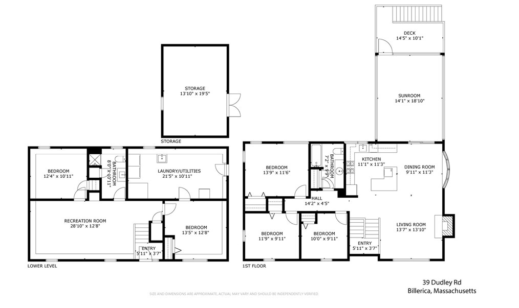 39 Dudley Rd, Billerica MA 01821-4132 exterior