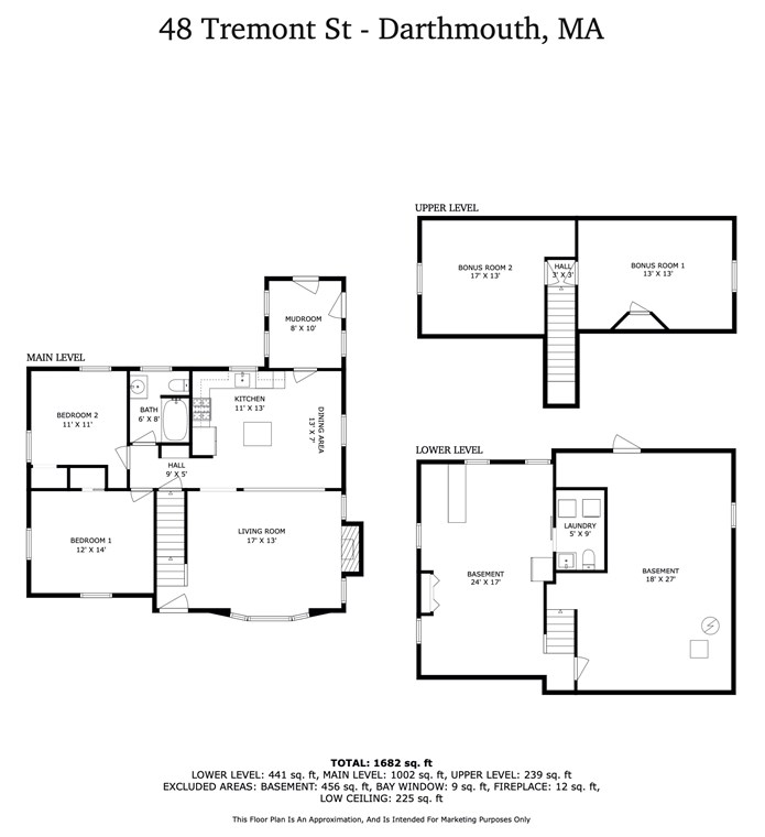 48 Tremont St, Dartmouth MA 02748-2432 exterior