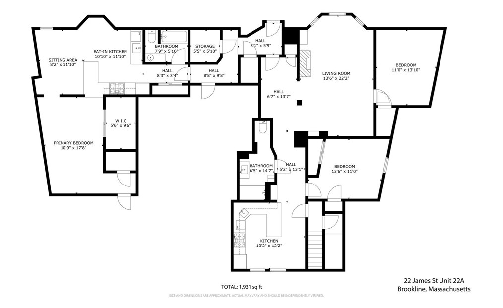 22 James St, Brookline MA  02446-3784 exterior