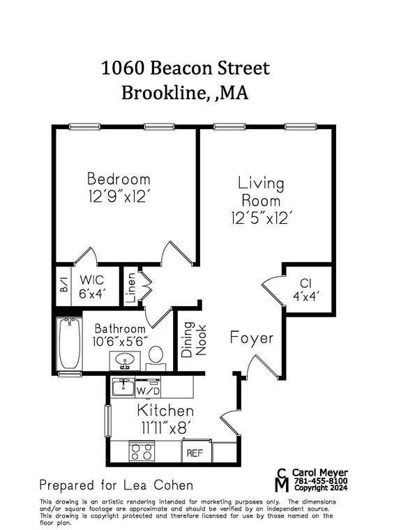 1060 Beacon St, Brookline MA  02446-3955 exterior