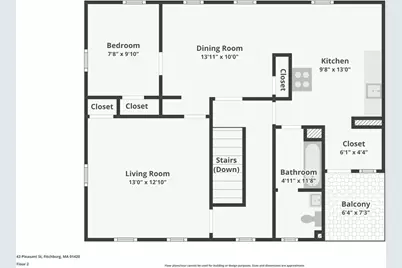 43 Pleasant St #2, Fitchburg, MA 01420 - Photo 4