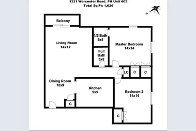 1321 Worcester Rd #603, Framingham, MA 01701 - Photo 22