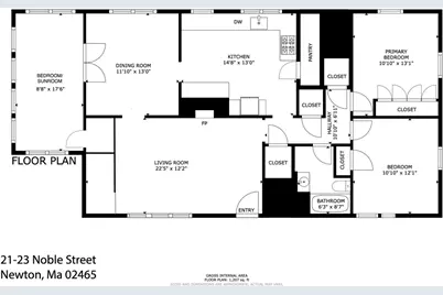 23 Noble St #1, Newton, MA 02465 - Photo 22