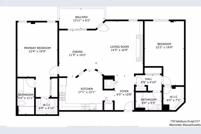 770 Salisbury St #517, Worcester, MA 01609 - Photo 38