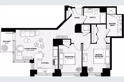 133 Seaport Blvd #803, Boston, MA 02210 - Photo 2