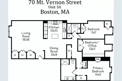 70 Mt Vernon #3A, Boston, MA 02108 - Photo 42