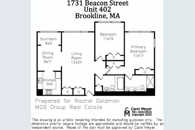 1731 Beacon St #402, Brookline, MA 02445 - Photo 14
