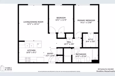 40 Centre St #602, Brookline, MA 02446 - Photo 4