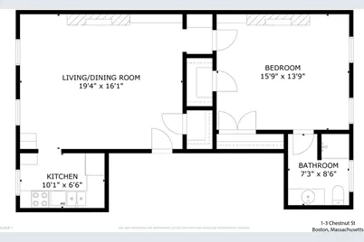 1 Chestnut Street #3B, Boston, MA 02108 - Photo 20