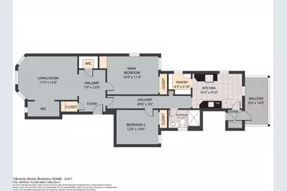 80 Browne #1, Brookline, MA 02446 - Photo 14