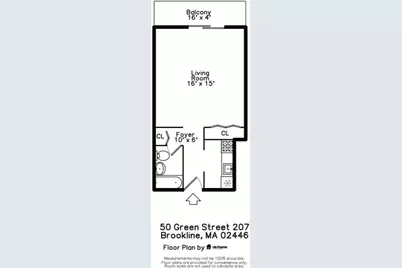 50 Green St #207, Brookline, MA 02446 - Photo 16