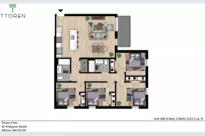 42 North Beacon St #406, Boston, MA 02134 - Photo 1