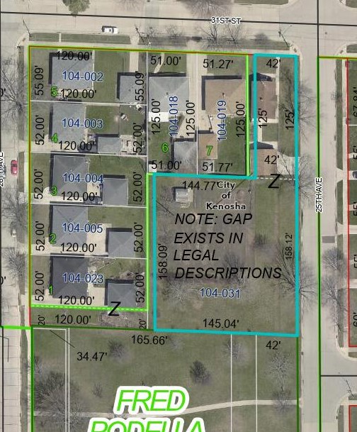 2501 31st St, Kenosha WI  53140-2176 exterior