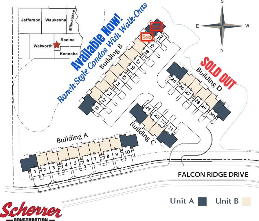 405 Falcon Ridge Dr #12, Lyons, WI 53105