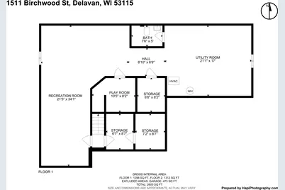 1511  Birchwood St, Delavan, WI 53115 - Photo 42