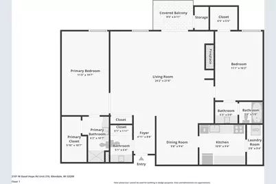 2101 W Good Hope Rd #210, Glendale, WI 53209 - Photo 22