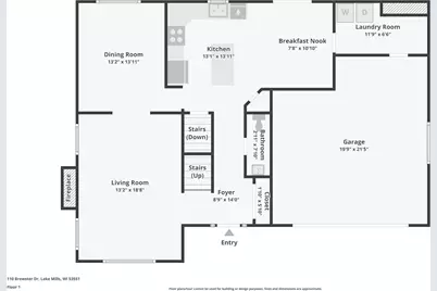 110  Brewster Dr, Lake Mills, WI 53551 - Photo 46