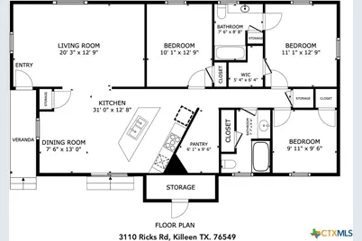 3110 Ricks Road, Killeen, TX 76549 - Photo 2