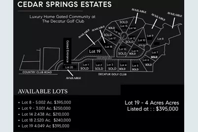 Lot 19 Cedar Springs Drive, Decatur, TX 76234 - Photo 1