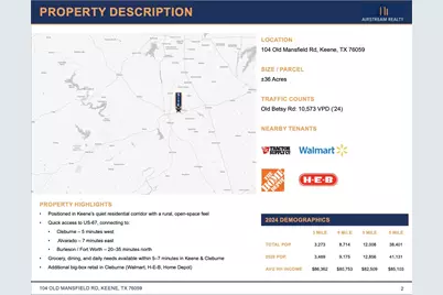 104 S Old Mansfield Road, Keene, TX 76059 - Photo 2