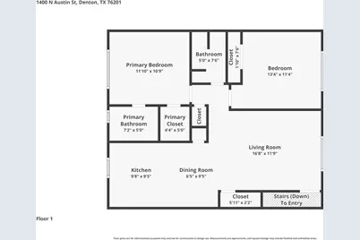 1400 N Austin Street #1, Denton, TX 76201 - Photo 2