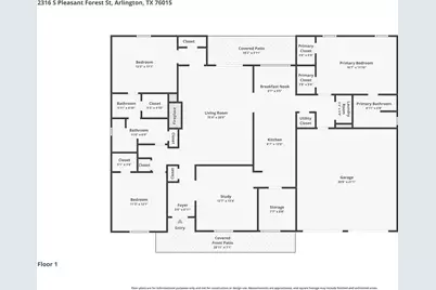 2316 S Pleasant Forest Street, Arlington, TX 76015 - Photo 4