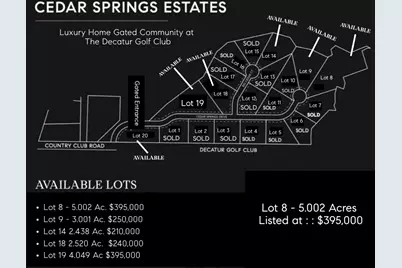 Lot 8 Cedar Springs Drive, Decatur, TX 76234 - Photo 1