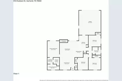 813 Hudson Drive, Garland, TX 75043 - Photo 2