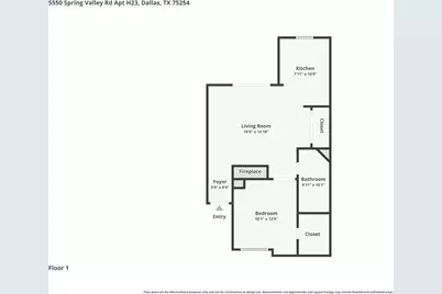 5550 Spring Valley Road #H23, Dallas, TX 75254 - Photo 12