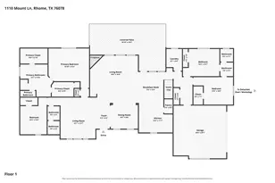 1110 Mt Ln, Rhome, TX 76078 - Photo 38