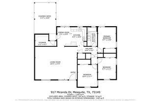 917 Miranda Dr, Mesquite, TX 75149 - Photo 2