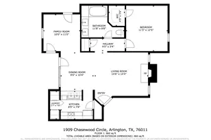 1909 Chasewood Cir, Arlington, TX 76011 - Photo 6
