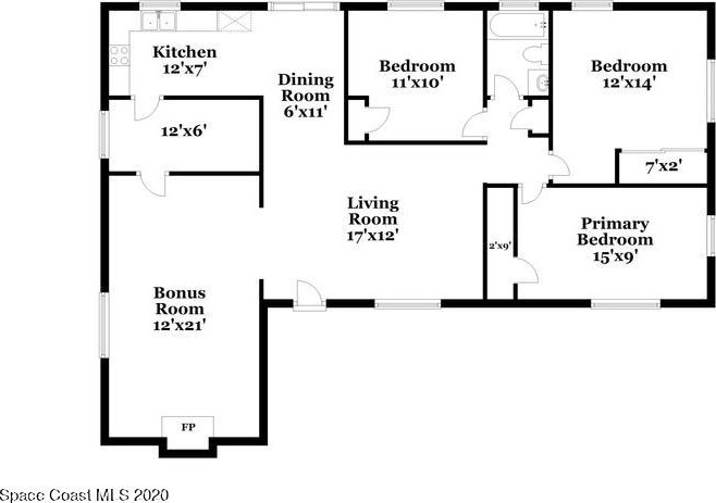 112 1st St, Merritt Island FL  32953-3301 exterior