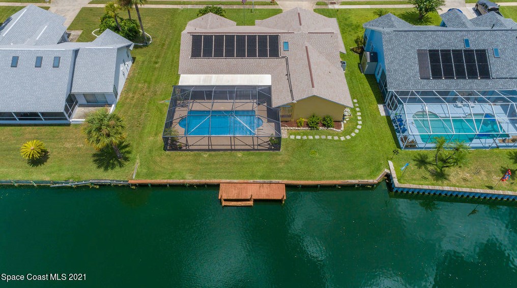 2455 Palm Lake Dr, Merritt Island FL  32952-5410 exterior