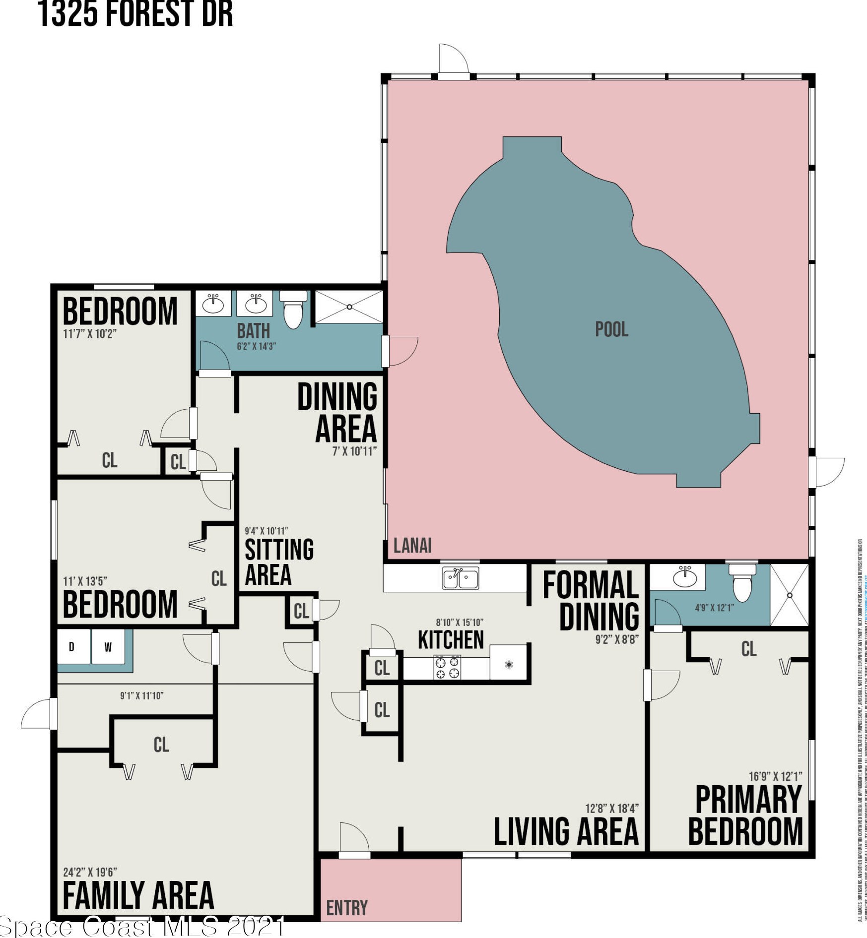 1325 Forest Dr, Viera FL 32955 exterior