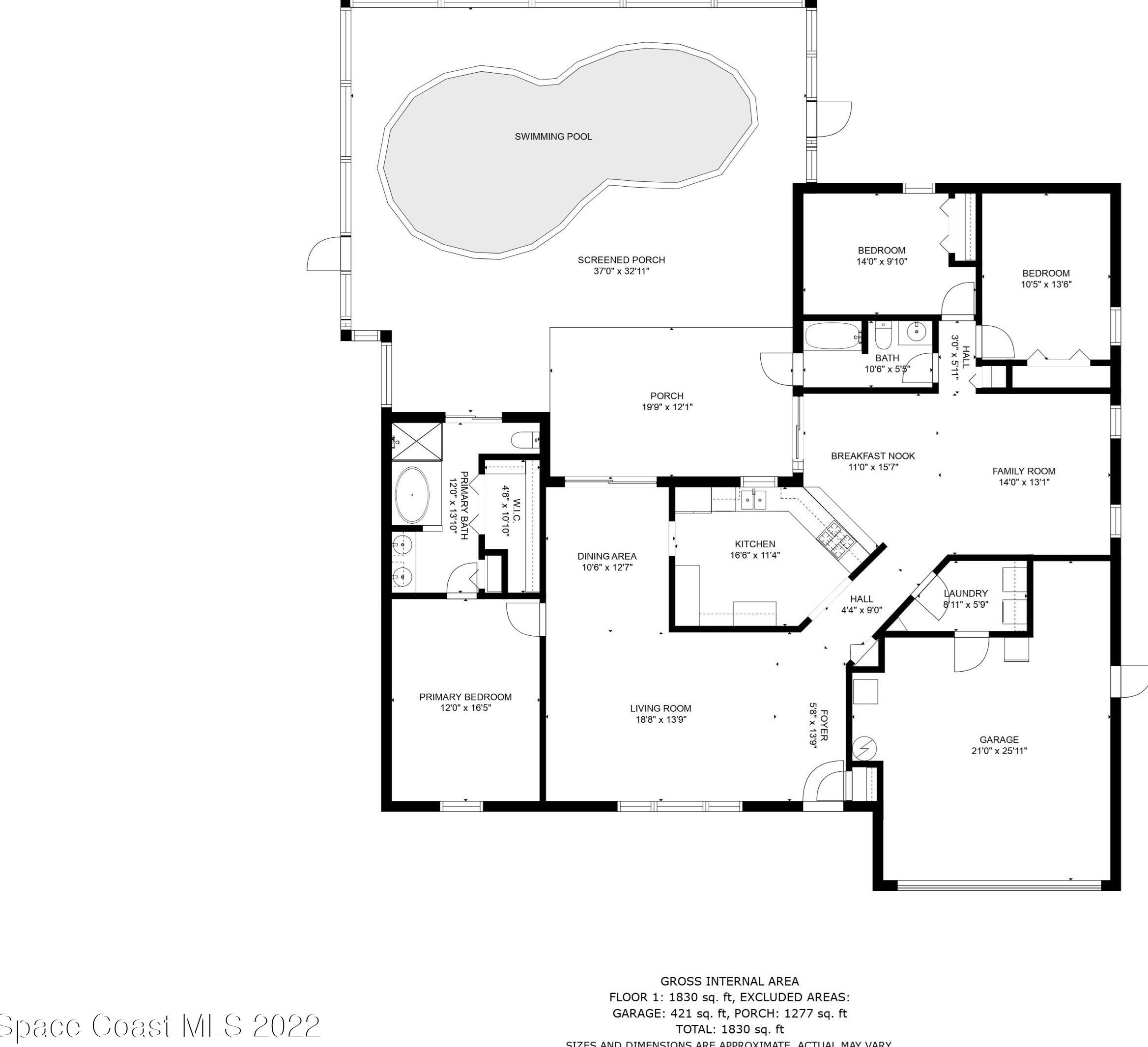 2230 Plantation Dr, Melbourne, FL 32935-7232