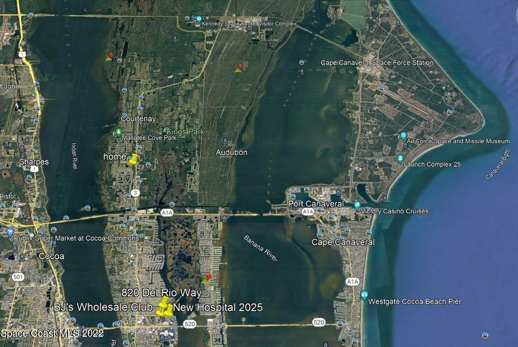 820 Del Rio Way, Merritt Island FL 32953-3547 exterior