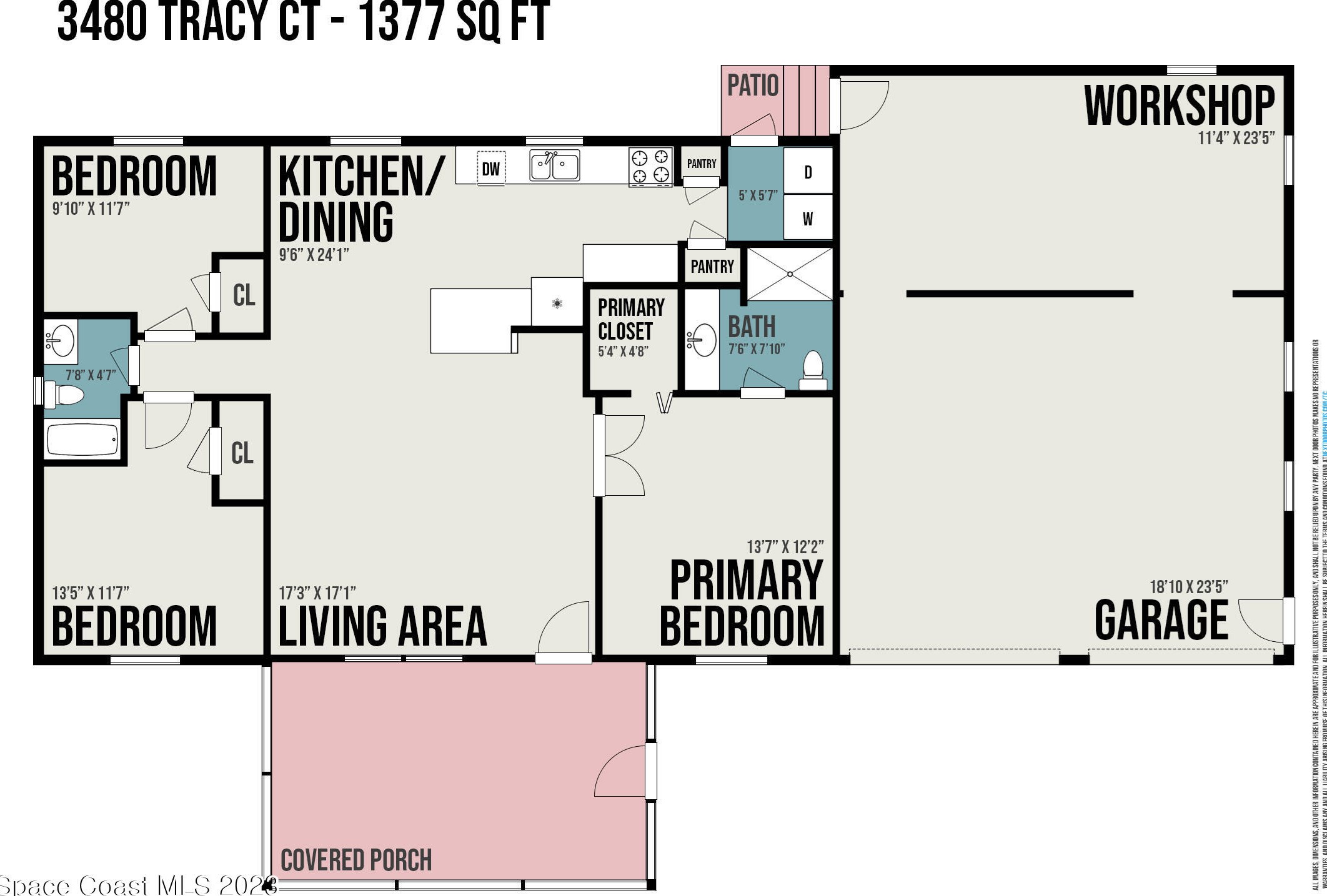3480 Tracy Ct, Mims, FL 32754