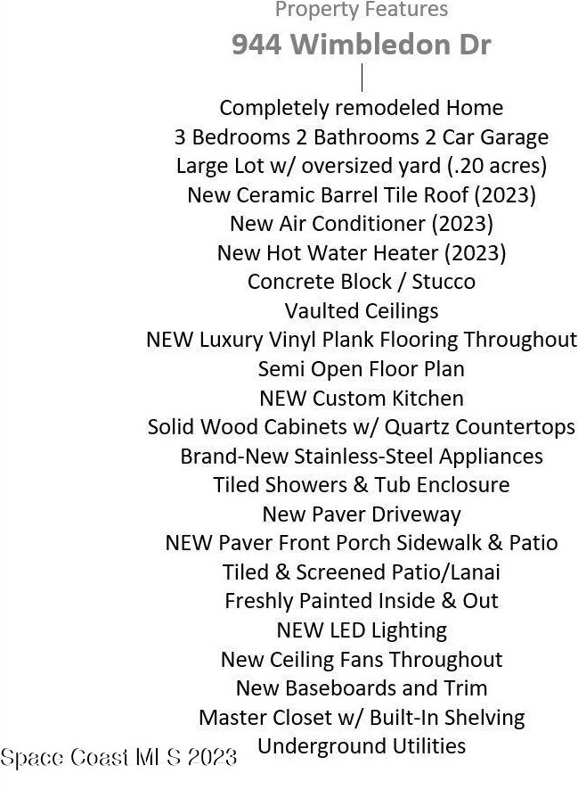 944 Wimbledon Dr, Melbourne, FL 32940-1515